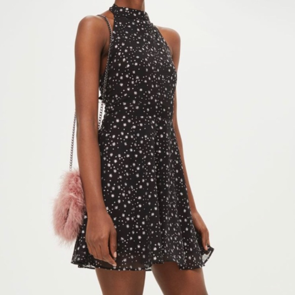 Black Sparkly Topshop Dress NWT
